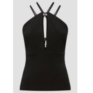 Riess  strappy black cut out top